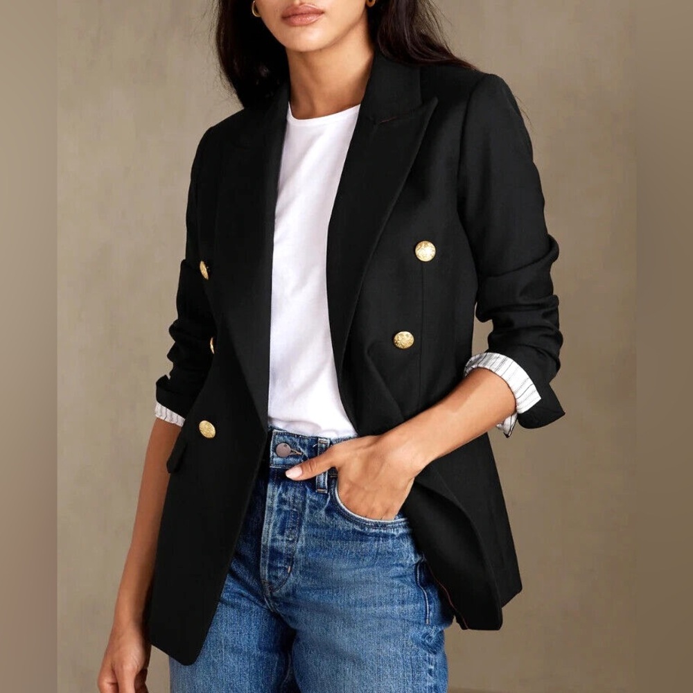 Banana Republic captain blazer in black